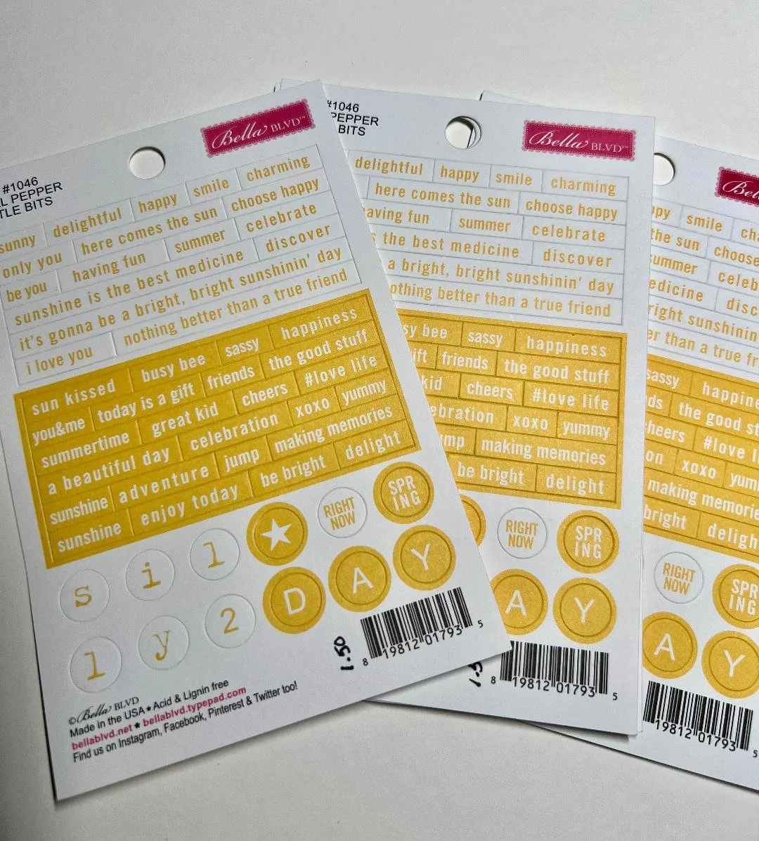 Bella Blvd. Little Bits Stickers