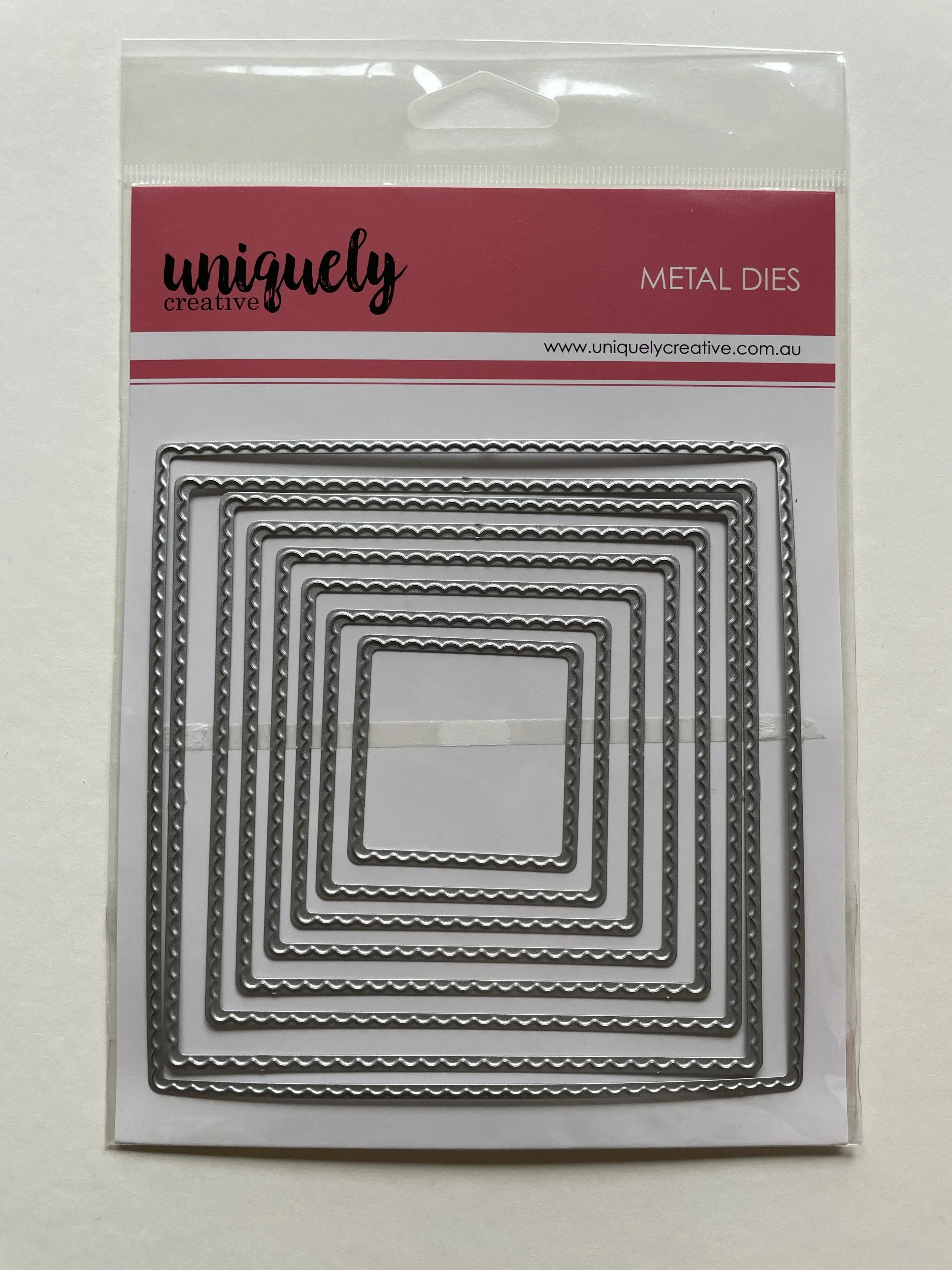 Uniquely Creative Scalloped Nesting Square Die