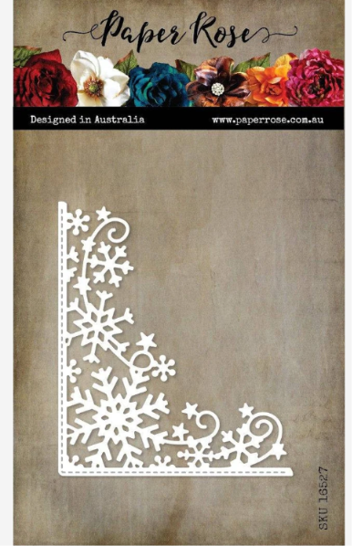 Paper Rose Studio - Snowflake Corner Frame Metal Cutting Die