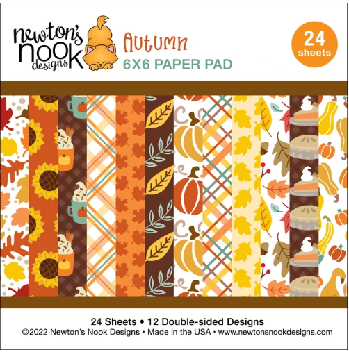 Newton's Nook - Autumn Paper Pad 6 x6