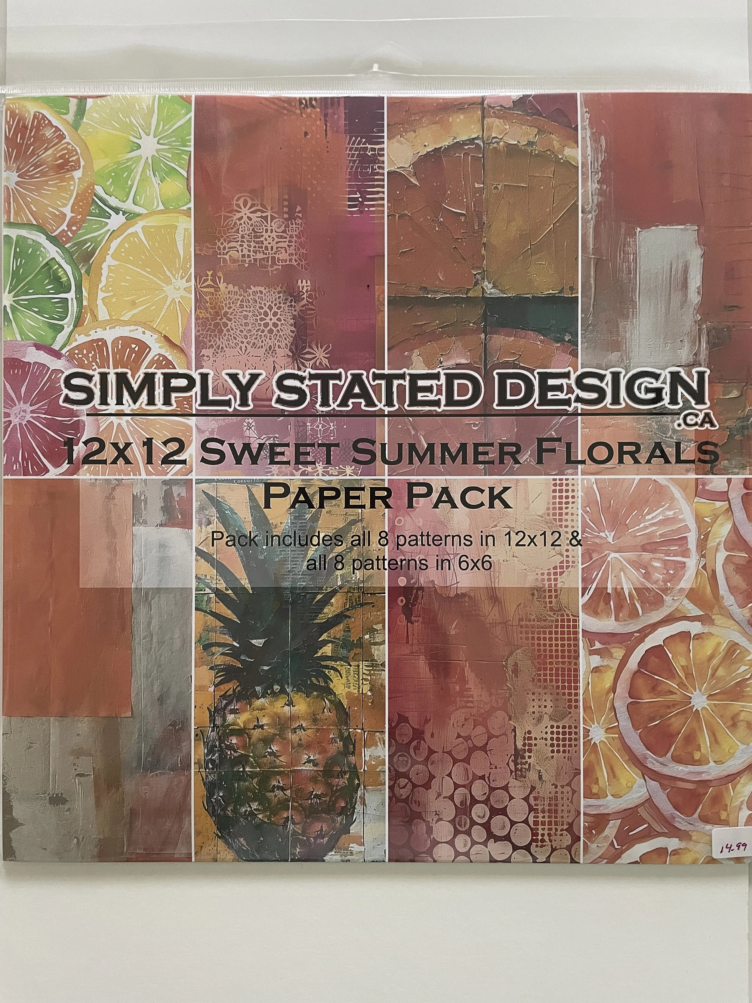 Simply Stated Design 12x12 Sweet Summer Florals Paper Pack