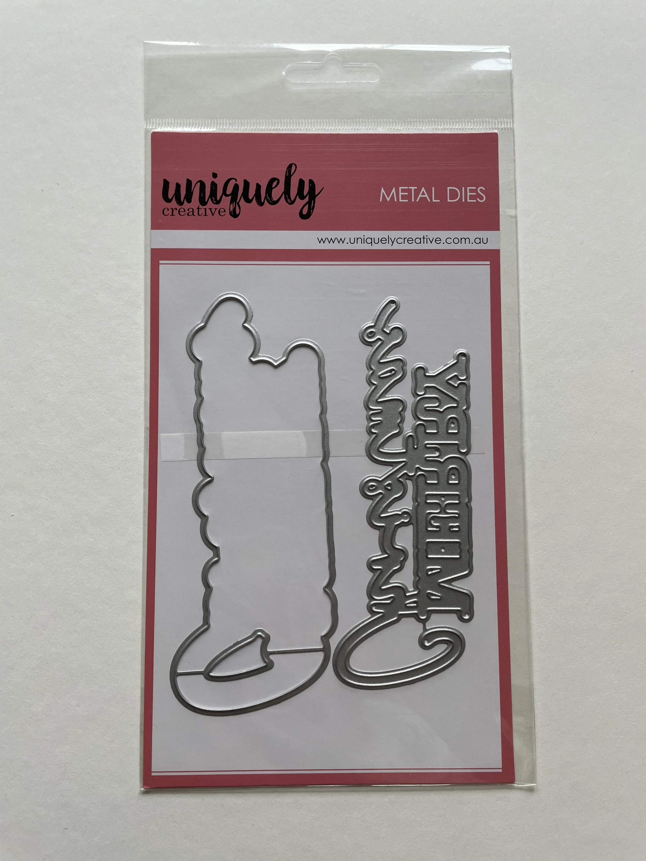 Uniquely Creative Merry Christmas Sentiment Die