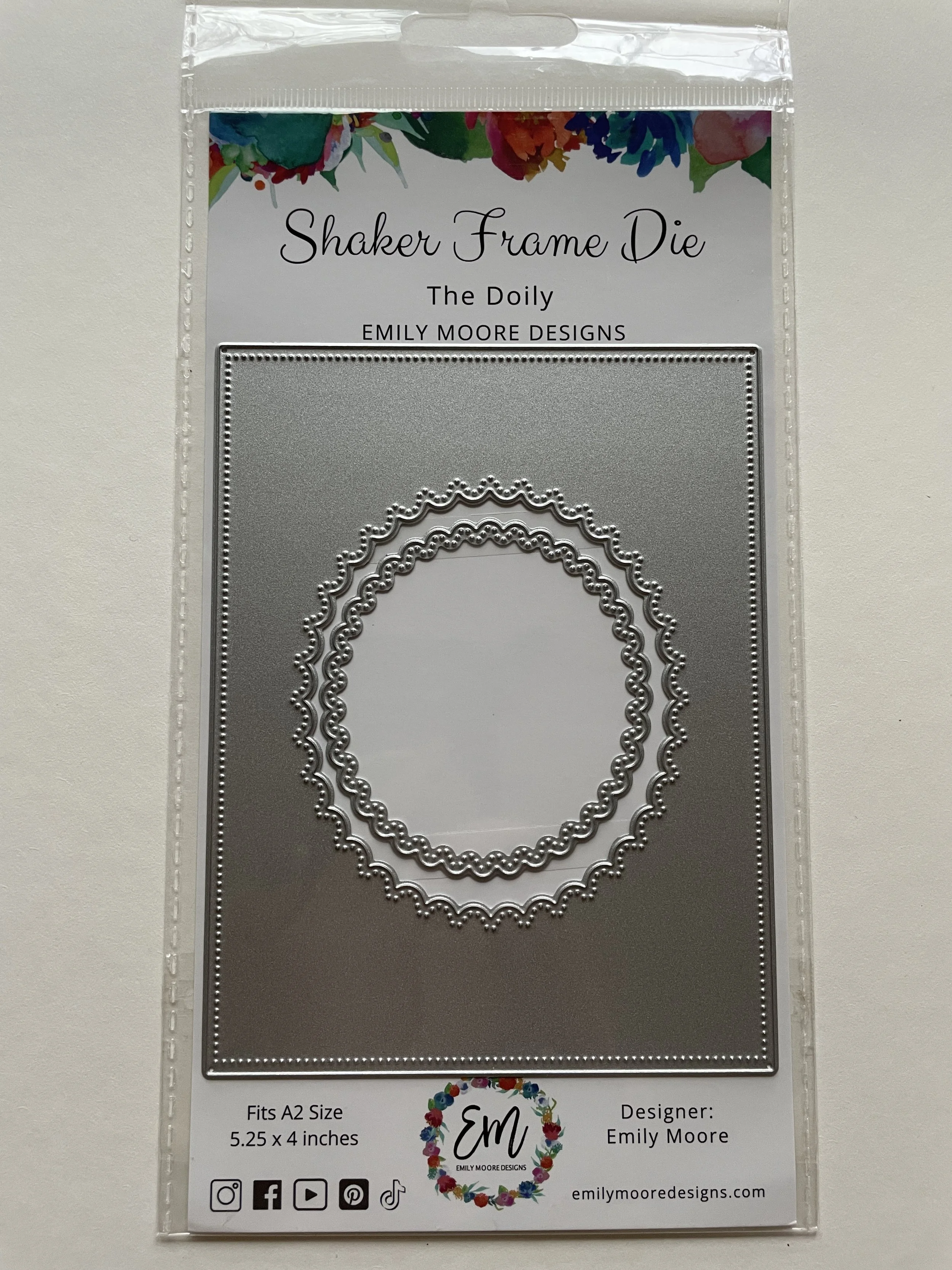 Emily Moore Shaker Frame Die, The Doily
