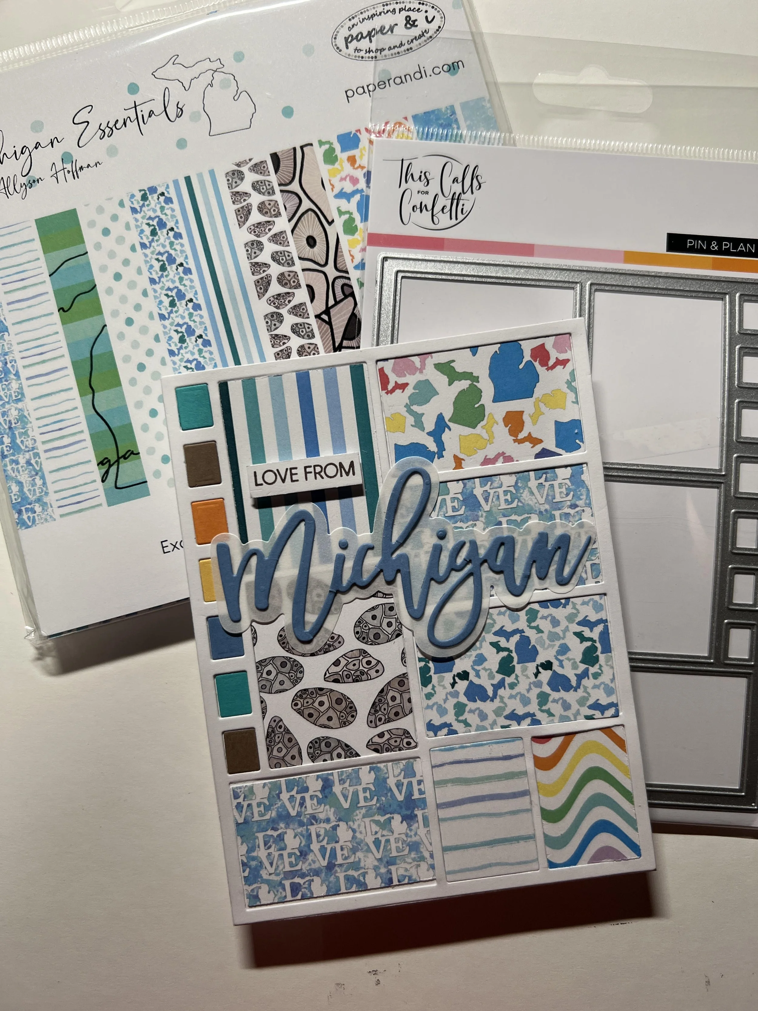 This Calls For Confetti-Pin & Plan Metal Die