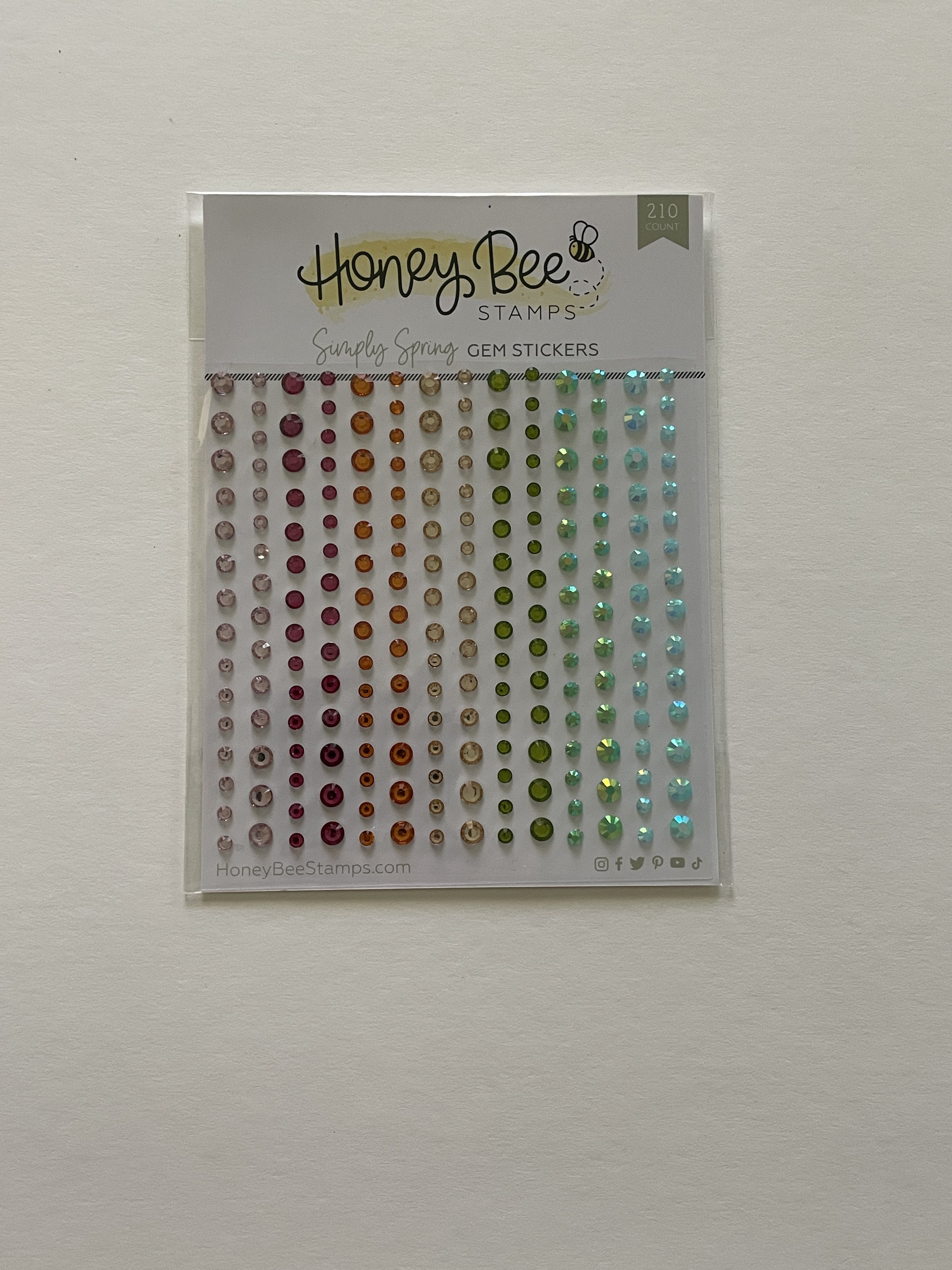 Honey Bee Stamps Simply Spring Gem Stickers