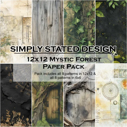 Simply Stated Design-Mystic Forest 12 x 12 Paper Pack