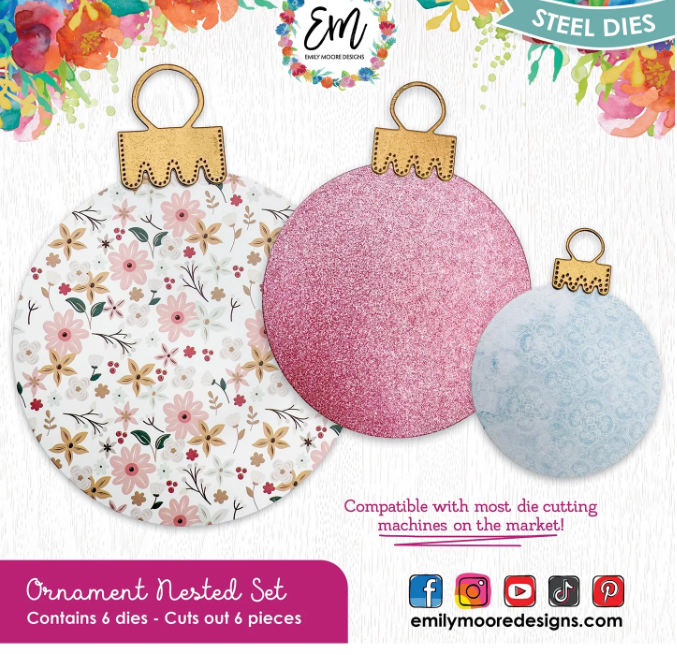 Emily Moore Ornament Nested Die Set