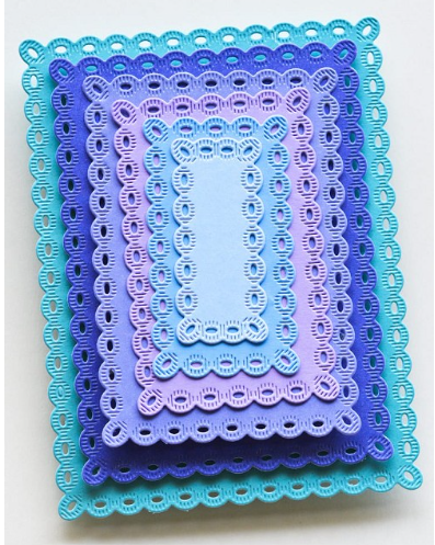 Poppystamps -Fine Eyelet Frames