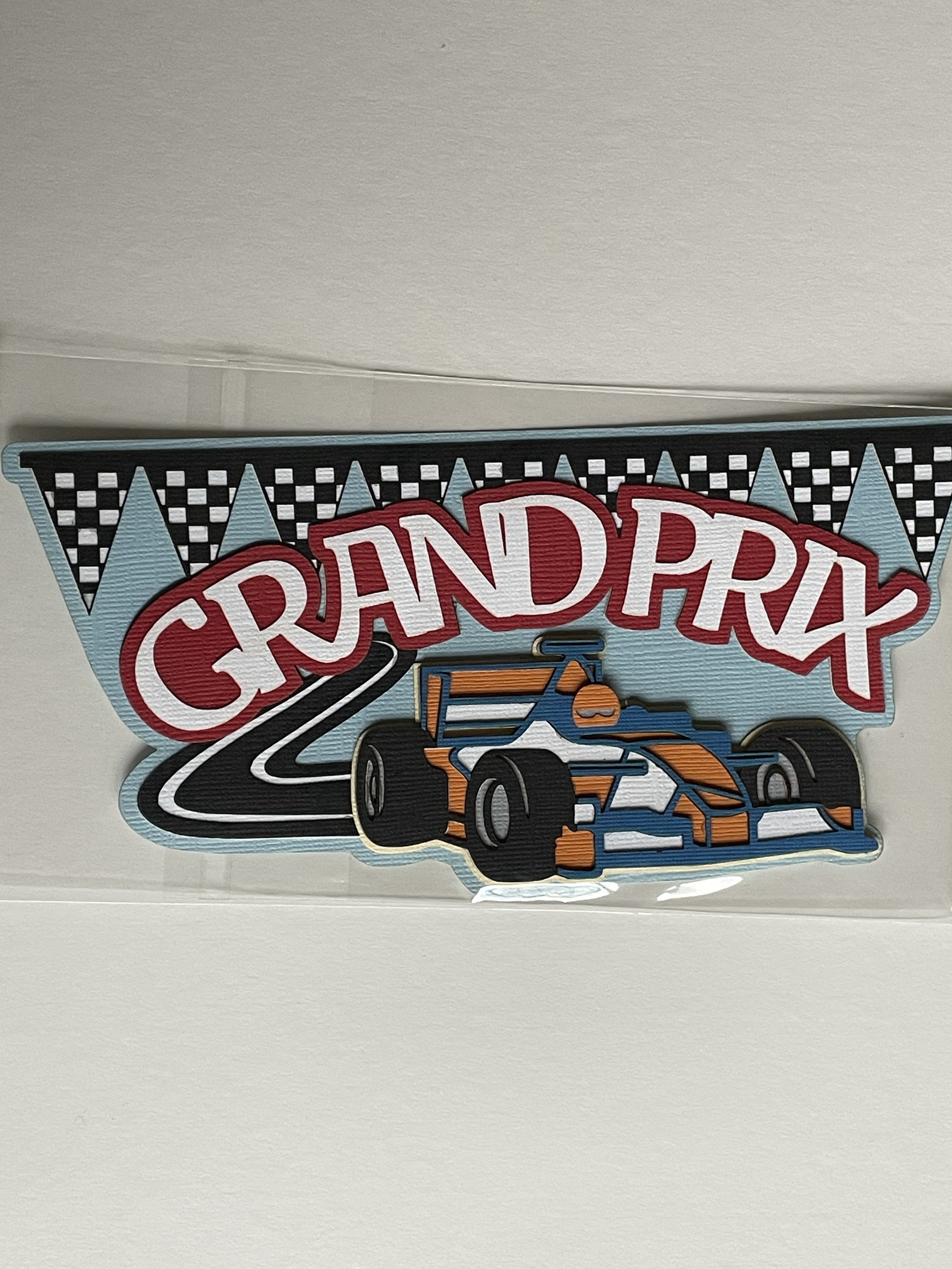 Michigan Grand Prix Paper Laser Cut