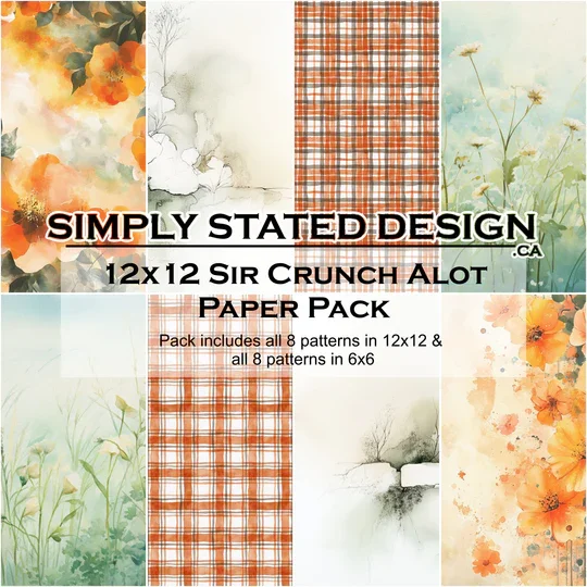 Simply Stated Design-  Sir Crunch Alot Paper Pack Collection