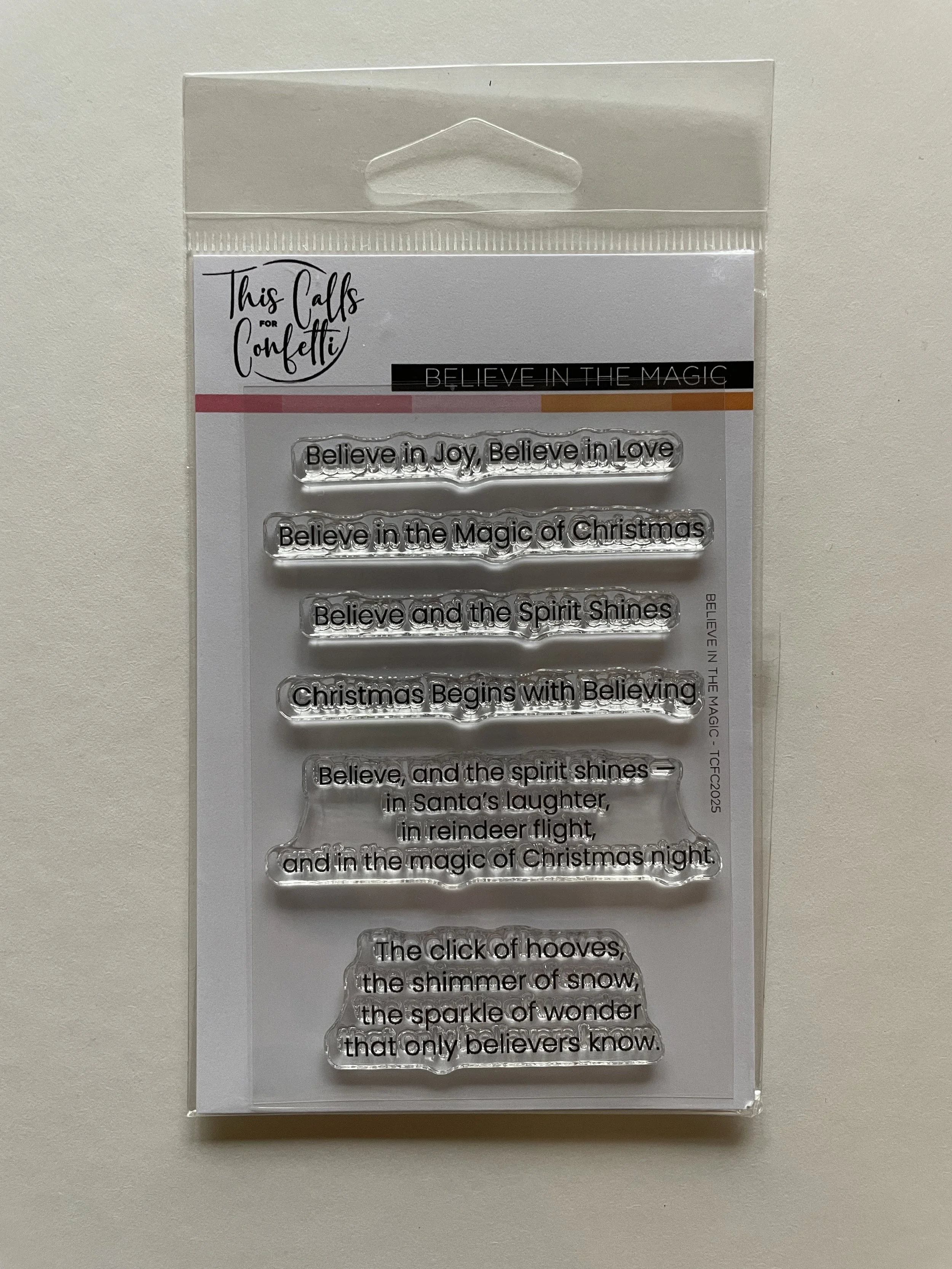 This Calls for Confetti Believe in the Magic