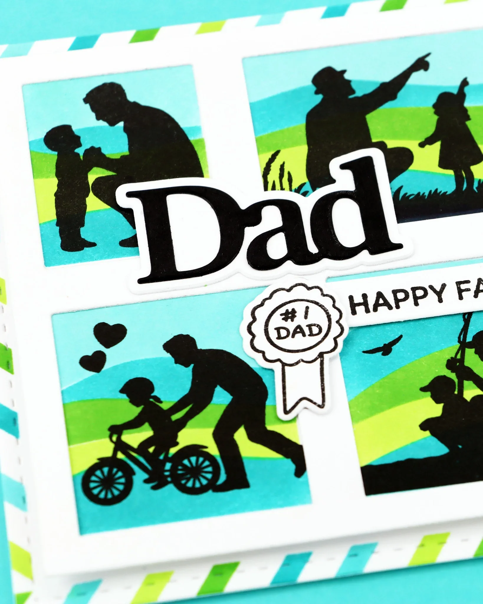 waffle-flower-crafts-postage-collage-dad-silhouettes-stamp-set #2.webp