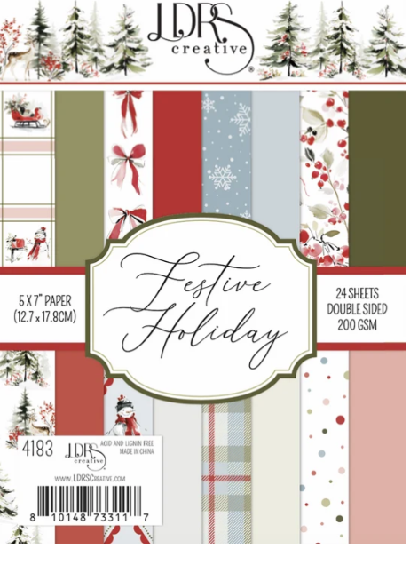 LDRS - Festive Holiday 5 x 7 Paper Pack
