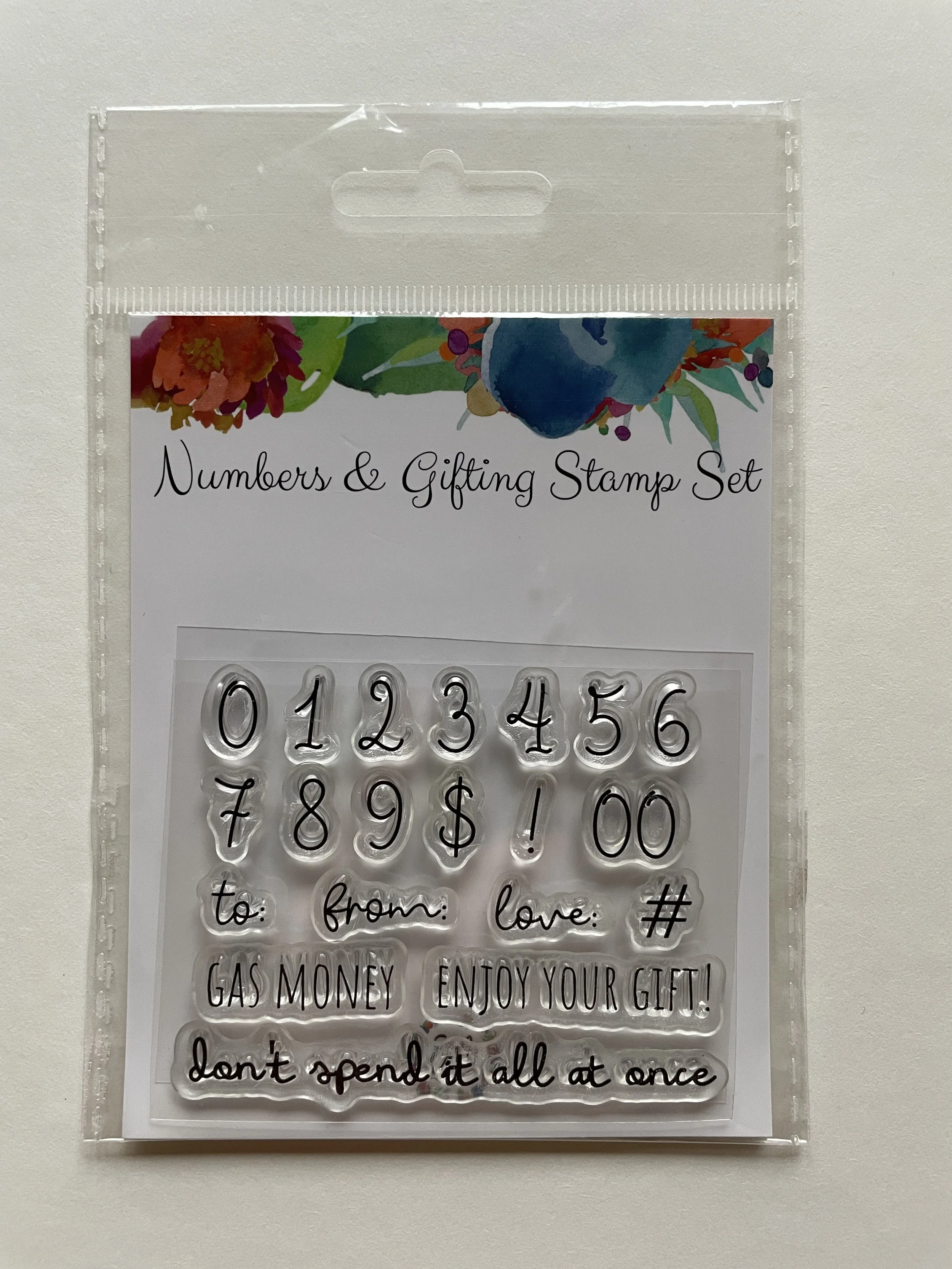 Emily Moore Numbers & Gifting Stamp Set