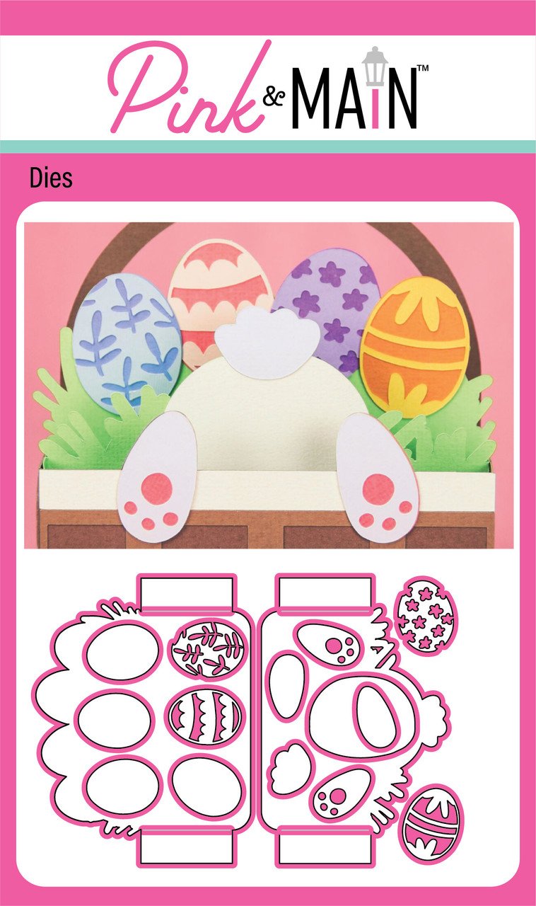 Pink & Main-Bunny Tail Basket Add-On Dies