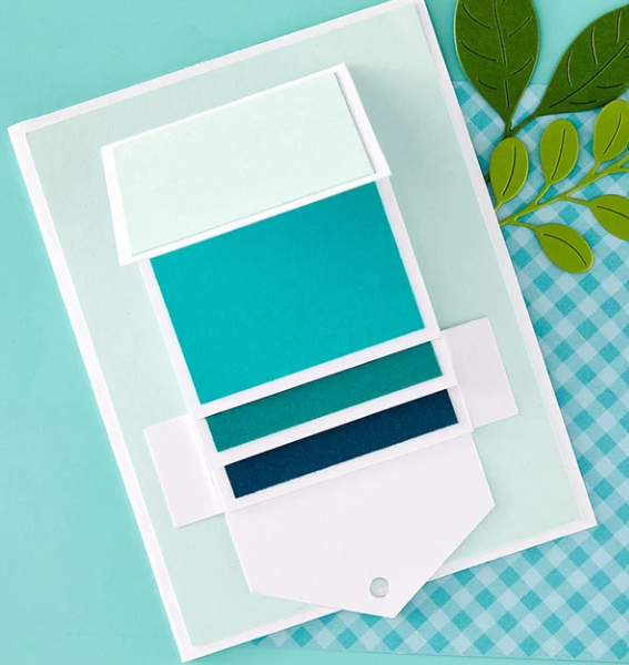 Spellbinders - Waterfall Kinetic card Blanks