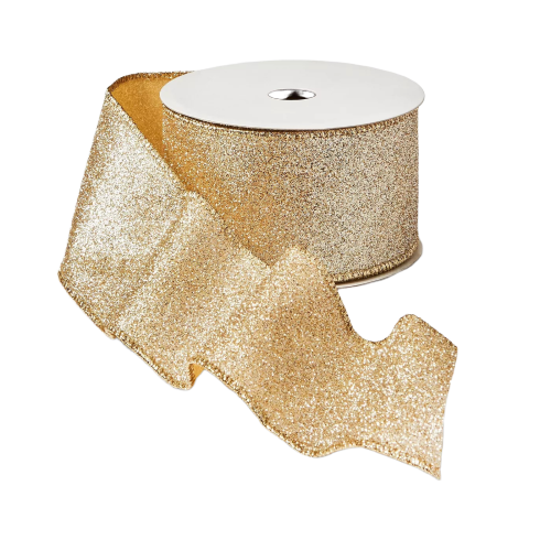 GLITTERY GOLD RIBBON