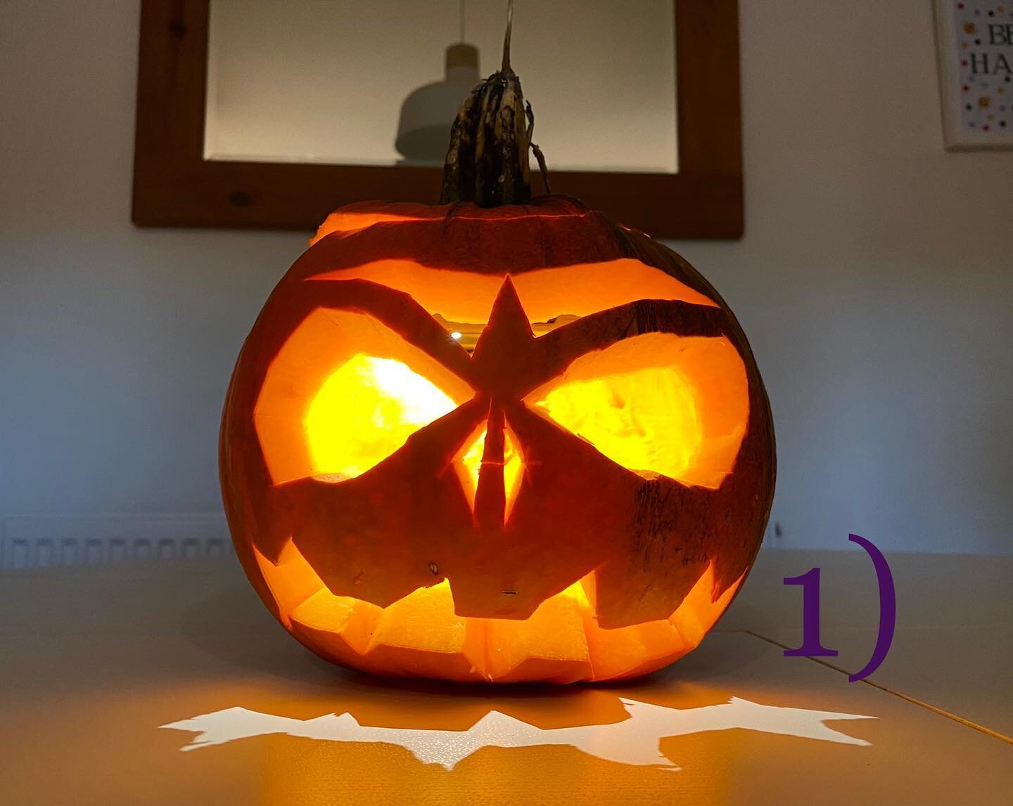 👻🎃PUMPKIN COMPETITION🎃👻 Please vote which one of Daisy&rsquo;s family&rsquo;s fab-boo-lous pumpkin designs you would like to win! 
Picked from @wetley.moor.alpacas 🎃🦙
➡️Swipe to the end to see our ghoulish judges!🐶👻

#pumpkincarving #happyhal