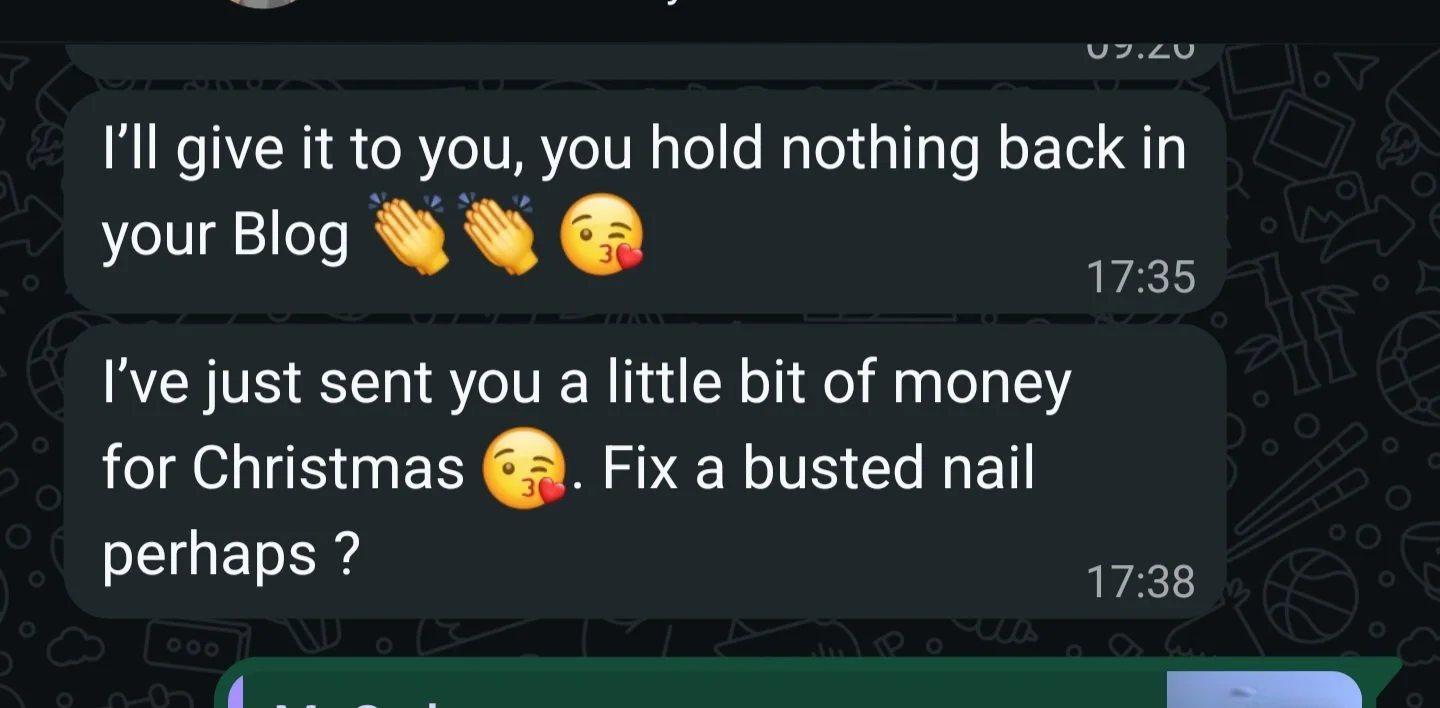 Black escort London Christmas blog - a warm thank you for every gift, with a wink, a smile and a little festive temptation unwrapped just for you.