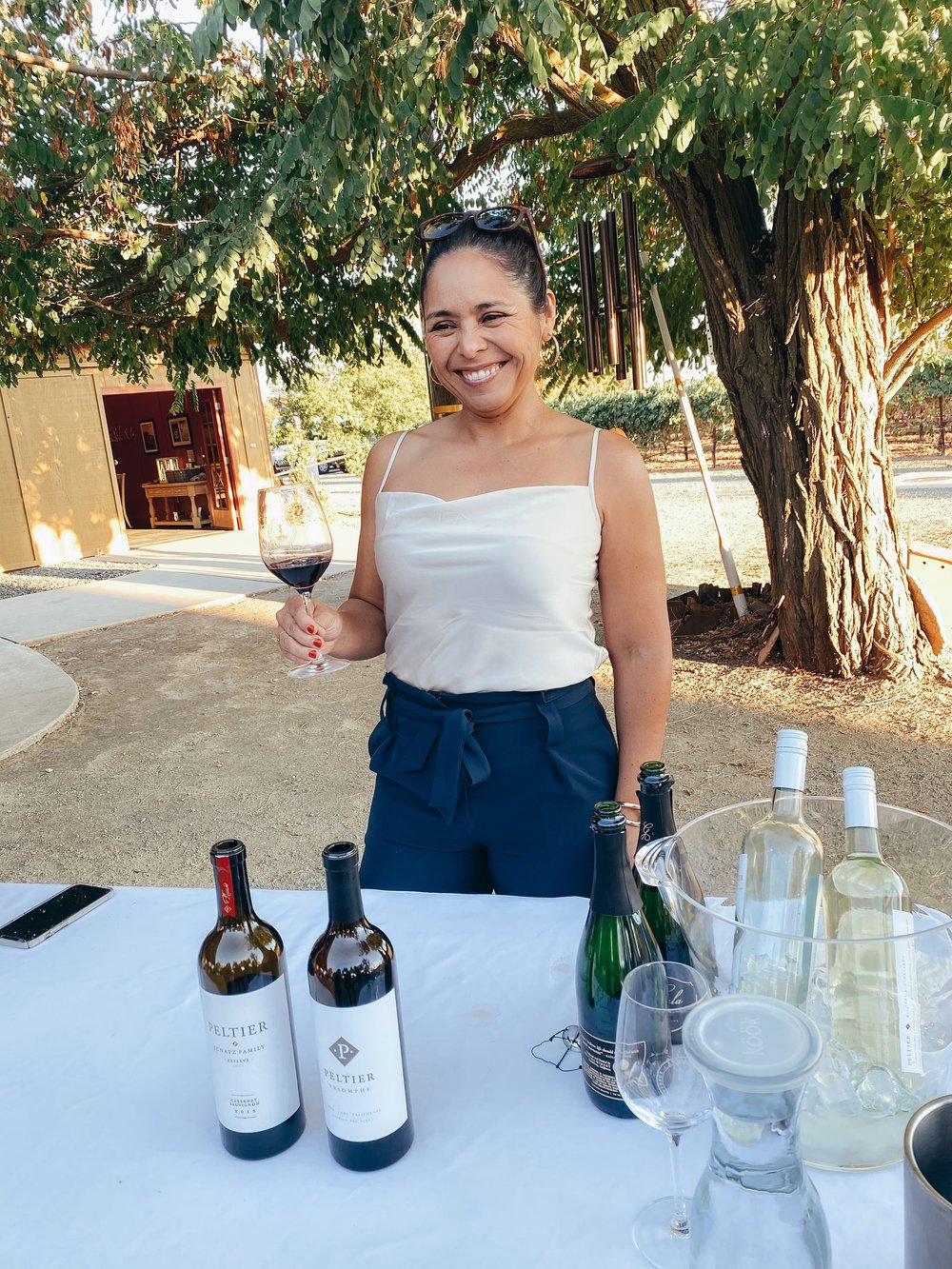 winemaker at peltier winery in lodi