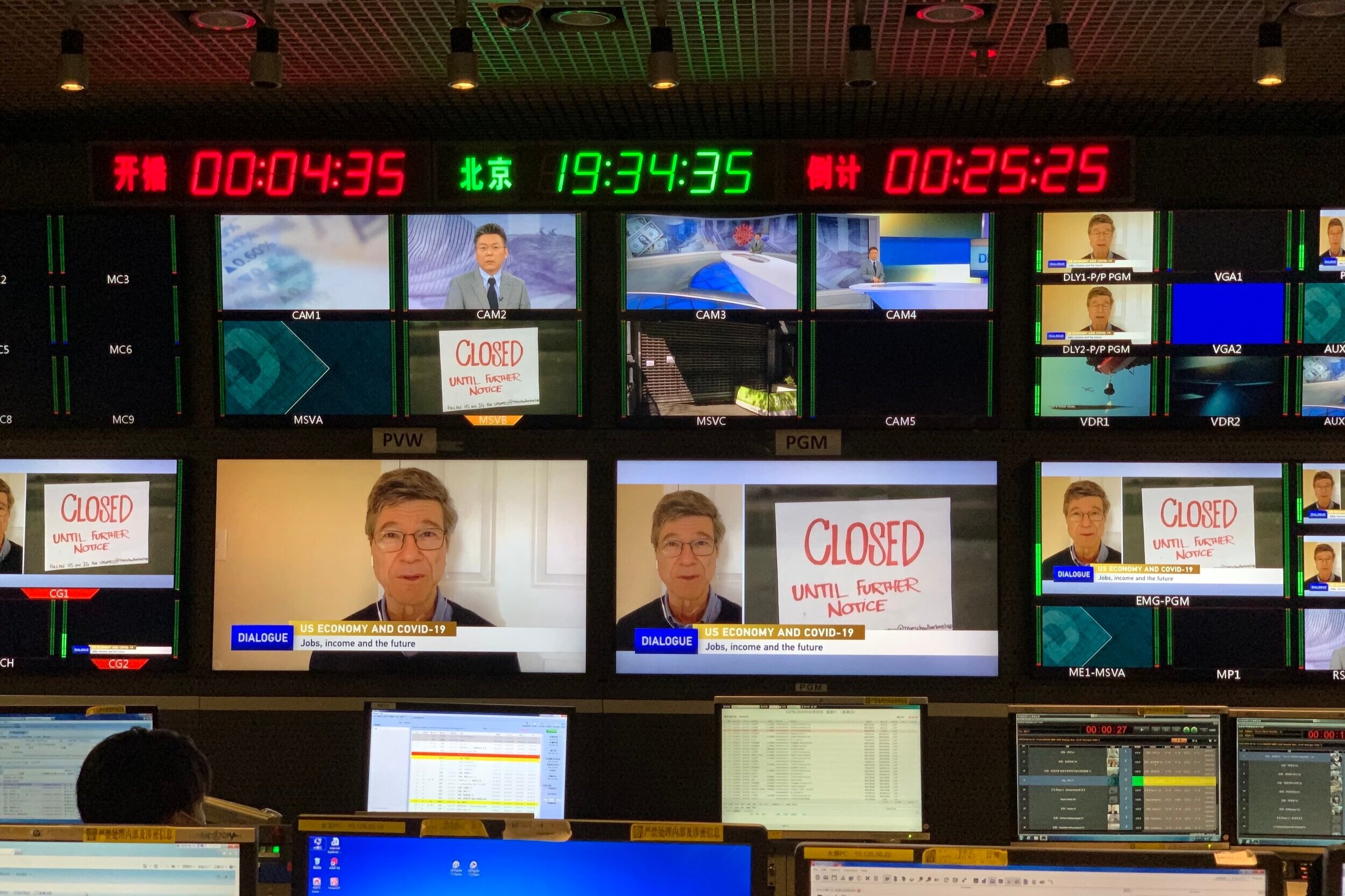 CGTN "Dialogue" with Prof. Jeffrey Sachs