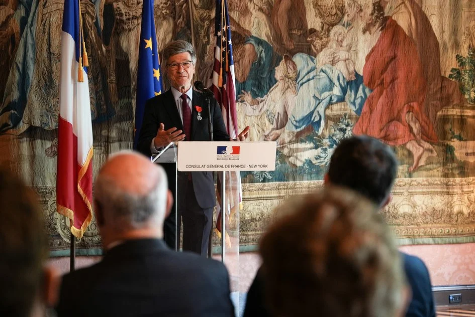 Jeffrey Sachs awarded with the Legion of Honor by France on May 11, 2022