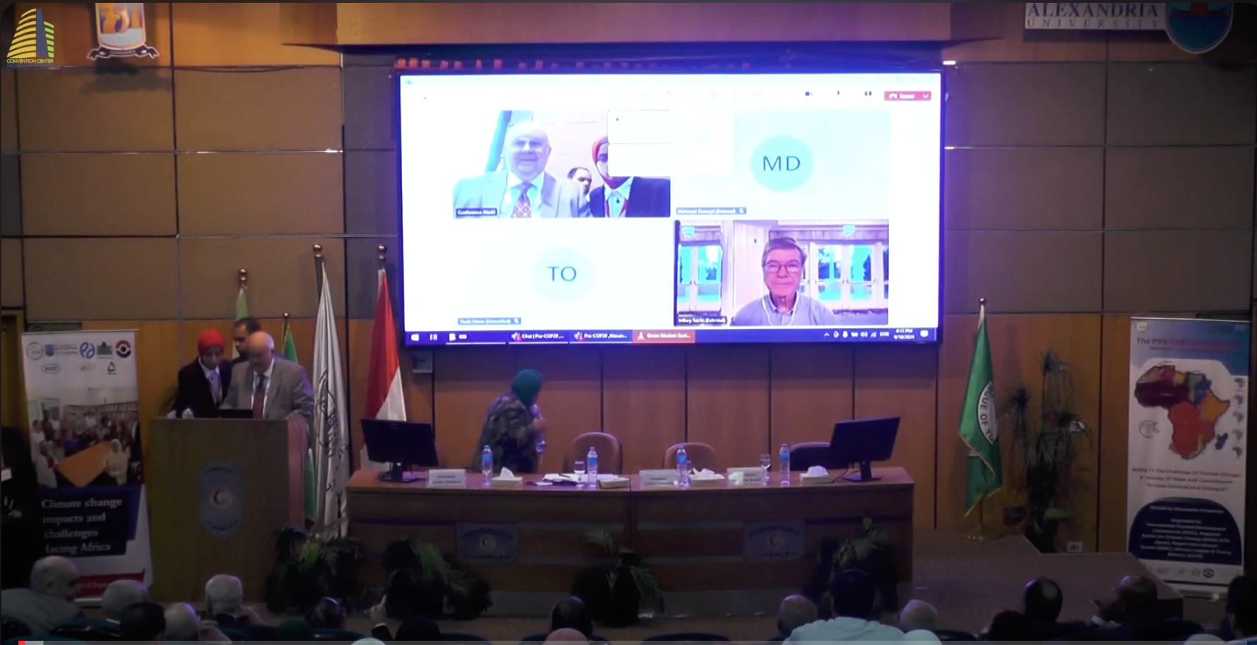 Jeff Sachs at Alexandria University 