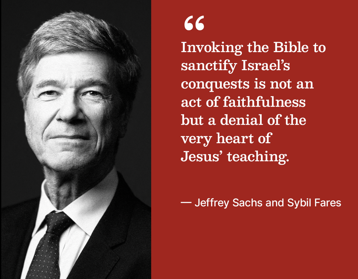 Ambassador Huckabee, Do Not Invoke God for War