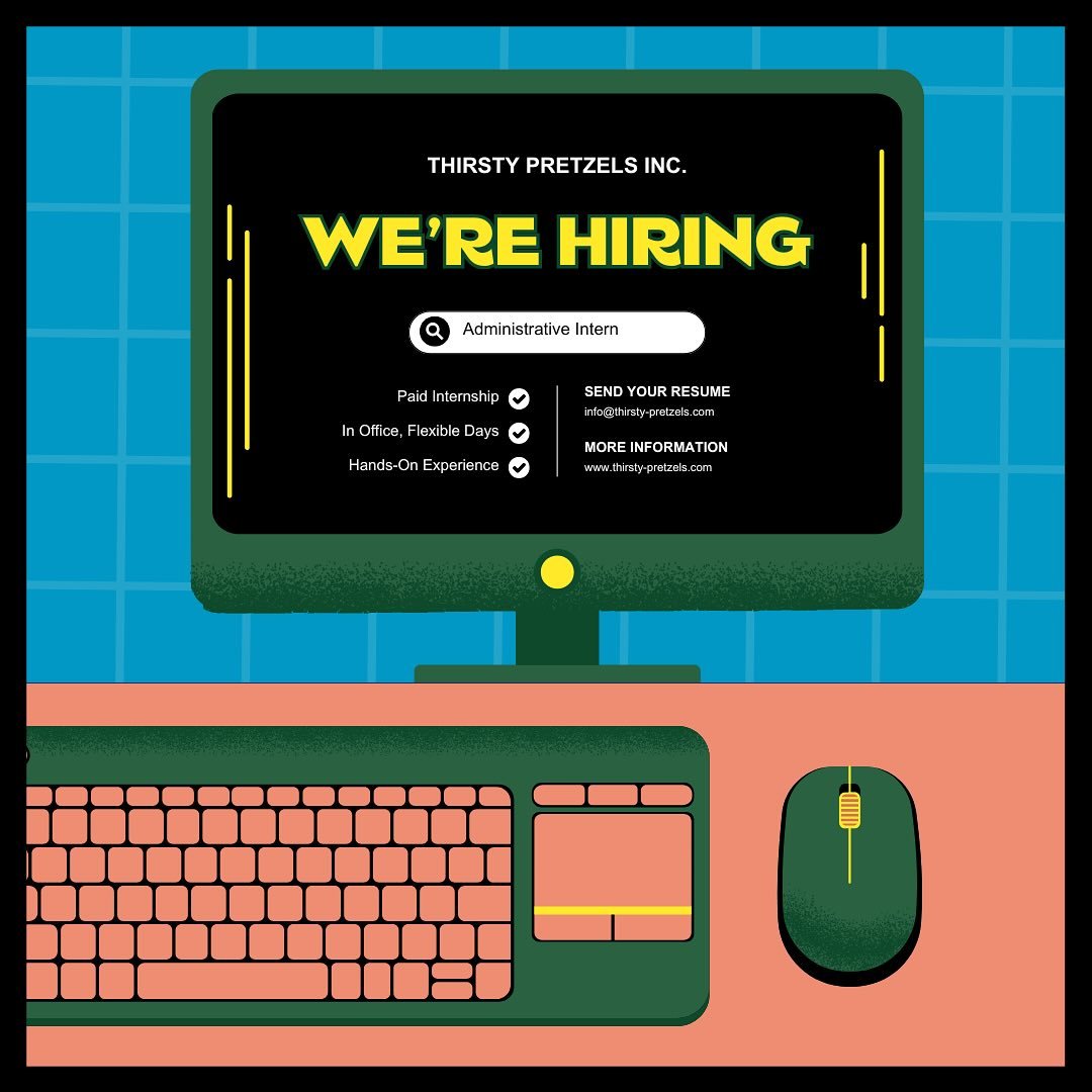 Hiring for September! Tag anyone who might be interested 🥨