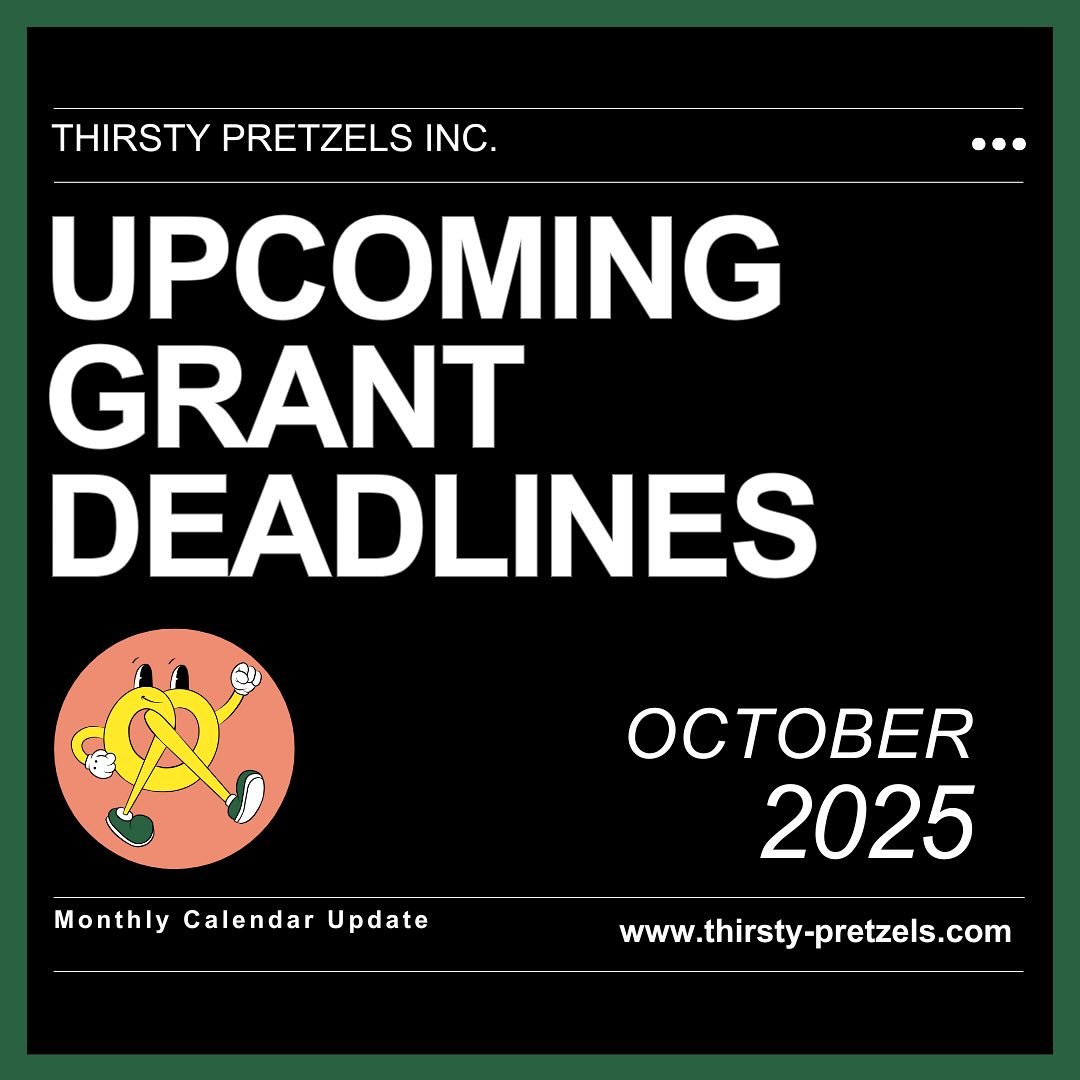 📆 Deadlines calendar update! + @canada.council has officially launched Artistic Creation (replacement for Research and Creation + Concept to Realization) and they are accepting new applications now for up to $75k in funding - rolling deadline