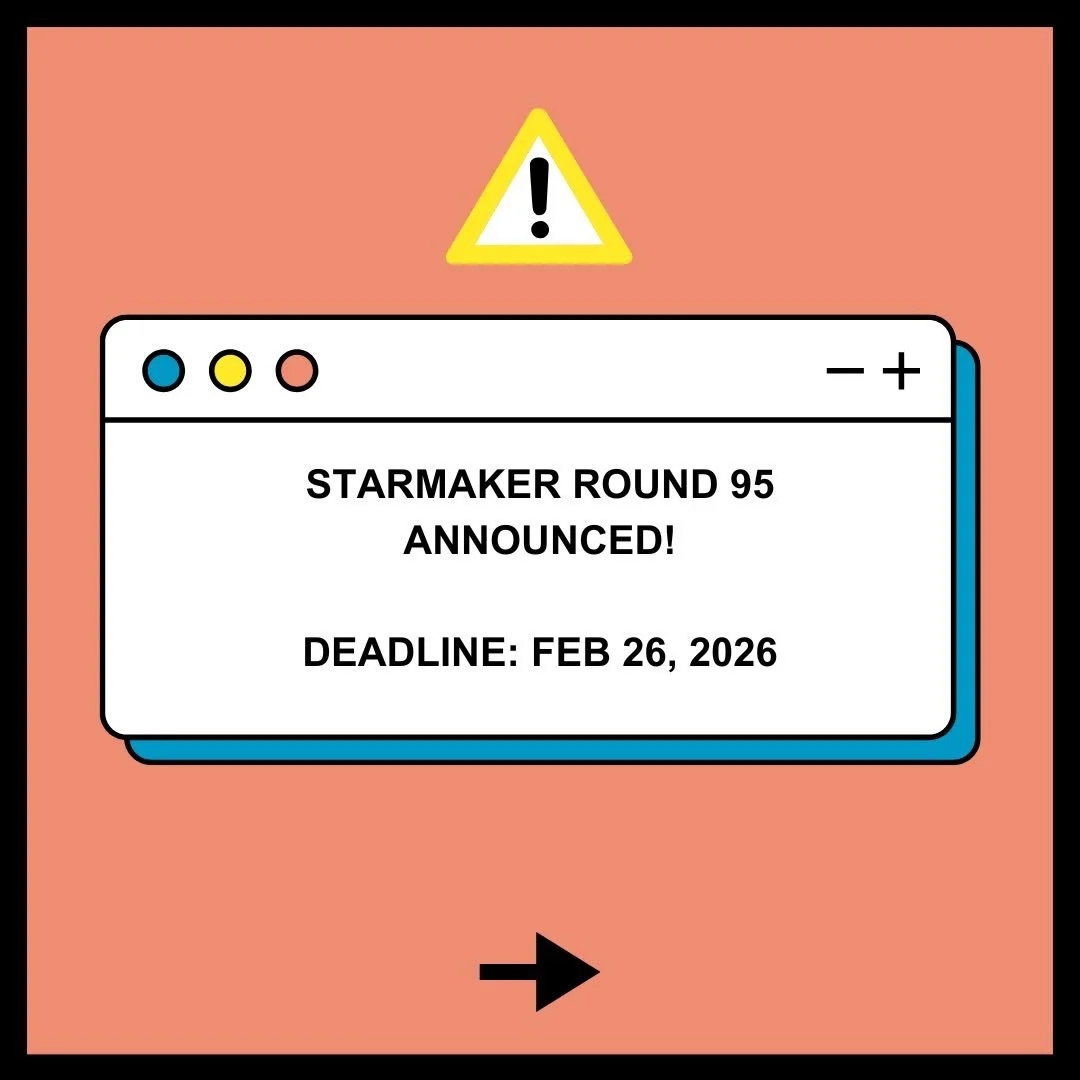 #Starmaker is back for another round of funding! Swipe for details. We will be reaching out to qualifying clients to get started on applications ASAP.