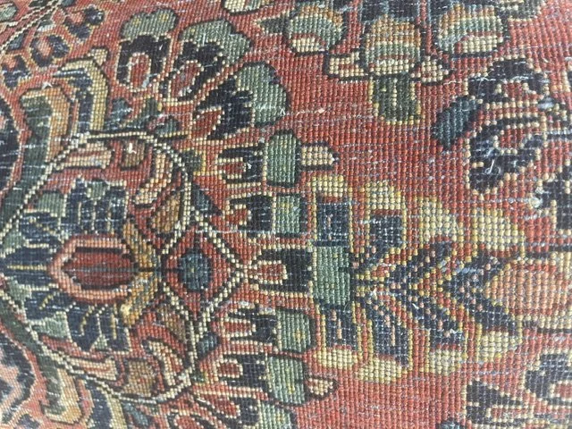 5394- ANtique Large Size Persian Sarouk Rug-10.2 X 15.6 ft