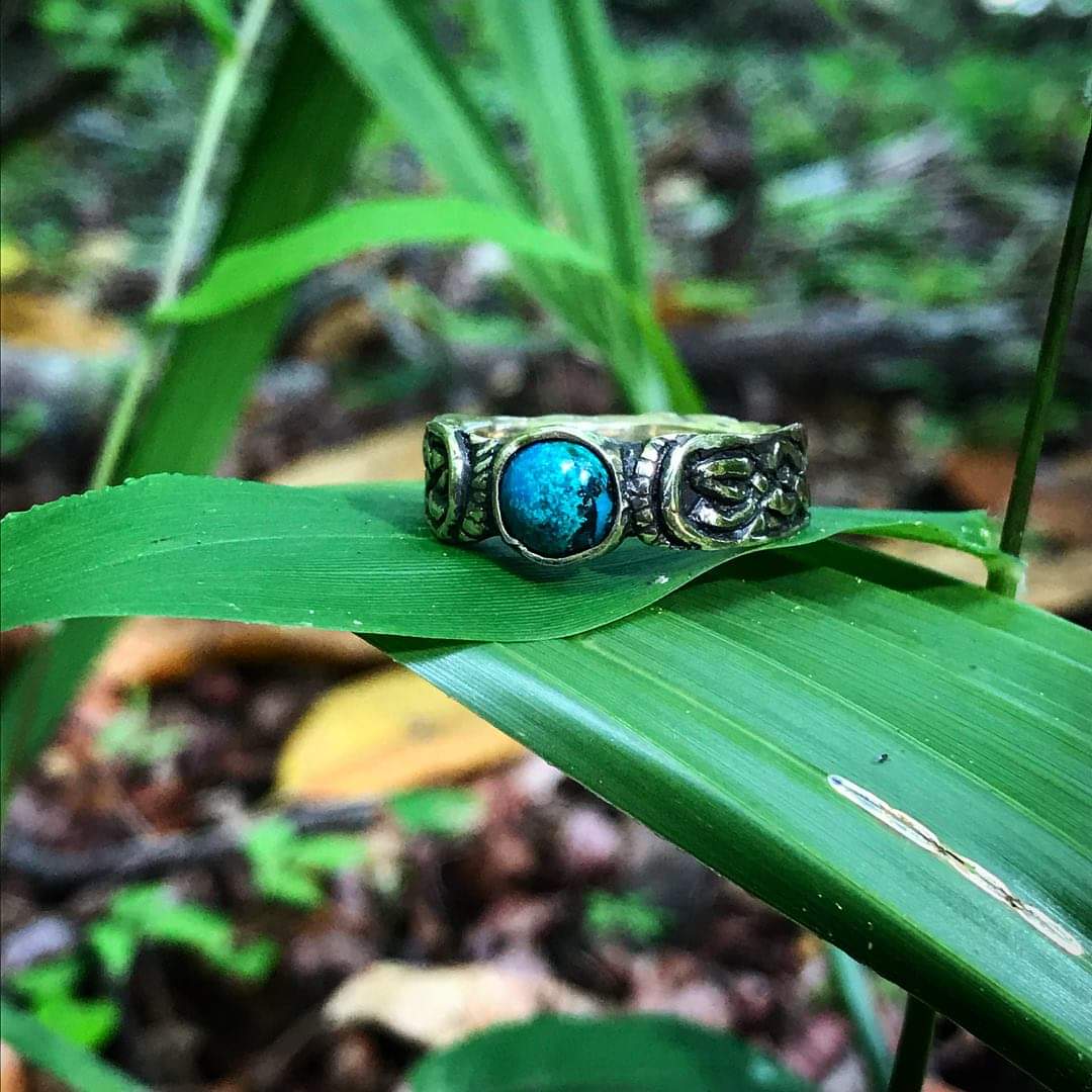Brass - Chrysocolla