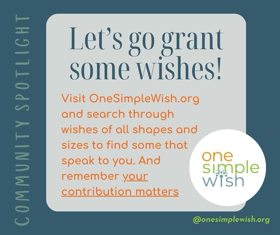 @OneSimpleWish offers a simple yet powerful way to make a difference for those impacted by foster care. Through wish-granting, they provide tangible support, joy, and hope to kids facing tough circumstances. Whether it&rsquo;s providing essential ite