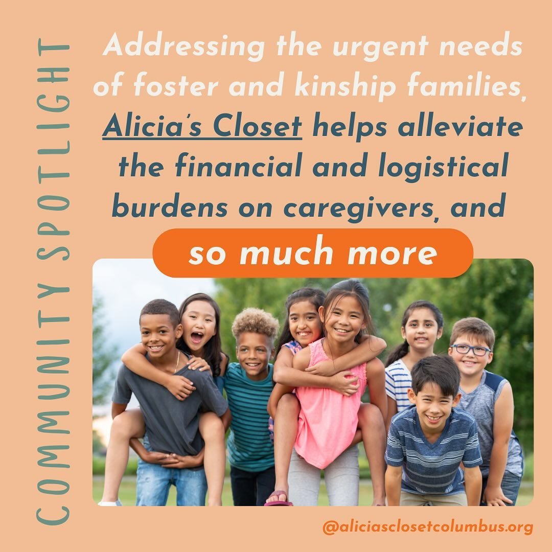 @AliciasClosetOhio serves foster and kinship families who often welcome children with little notice and limited resources. These resilient families face many challenges, but through your support, Alicia&rsquo;s Closet provides the essentials needed t
