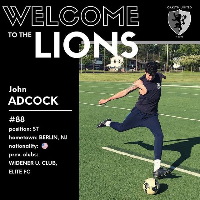 With plans announced for Philadelphia to enter its green phase signaling the potential for a @casasoccer restart, OUFC&rsquo;s Academy squad bolsters it&rsquo;s attacking options with the signing of forward @johnrobertadcock! Welcome to the Lions, la