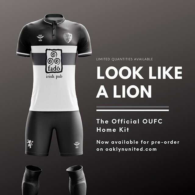 You&rsquo;ve seen the 🔥 on the pitch. Now you can bring it home. Proud to announce that our official @icarusfootball home kit is now available for purchase on our brand new website! Head to OaklynUnited.com or hit the link in our bio.

Limited quant