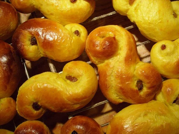 Saint Lucia Saffron Rolls