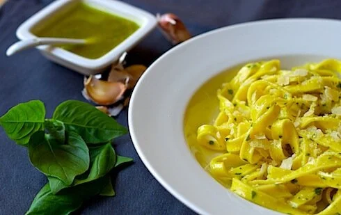 Tagliatelle au Pistou