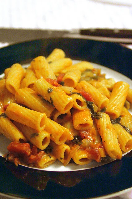 Whole Wheat Rigatoni with Potatoes