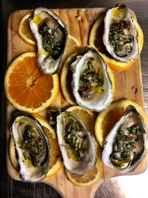 Oysters and Thai Mignonette