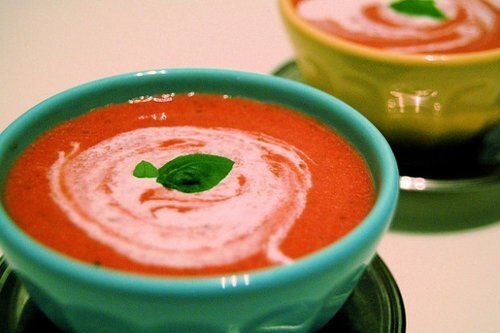 Strawberry Mint Soup