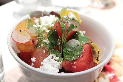 Yes Chef, Tomato and Watermelon Salad