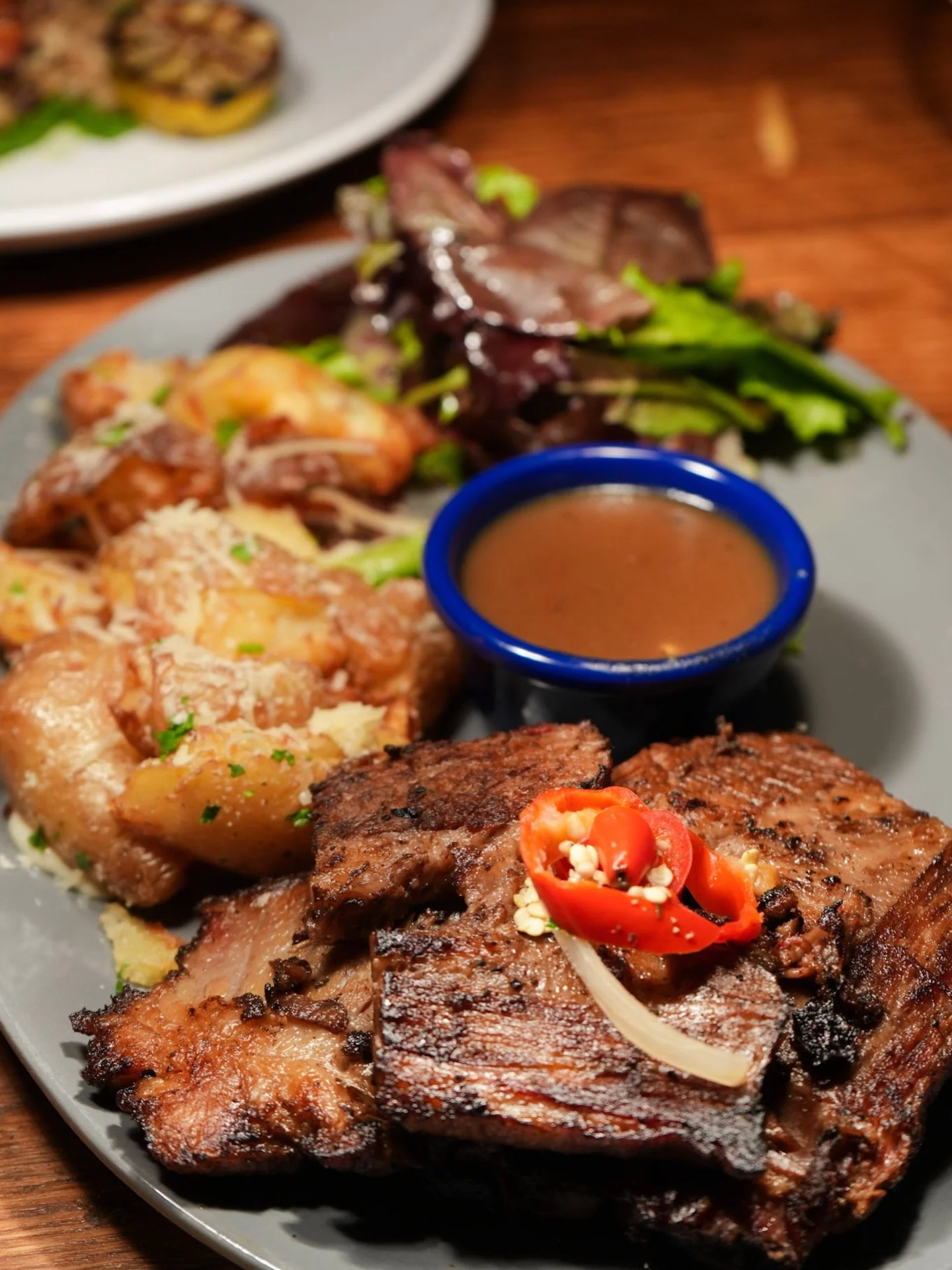 There&rsquo;s something really special about a dish that brings comfort and craft together... The Edgewood Brisket at @MarcusBarandGrille is a tender, house-smoked beef brisket served with crispy fried smashed potatoes. It&rsquo;s a staple that&rsquo