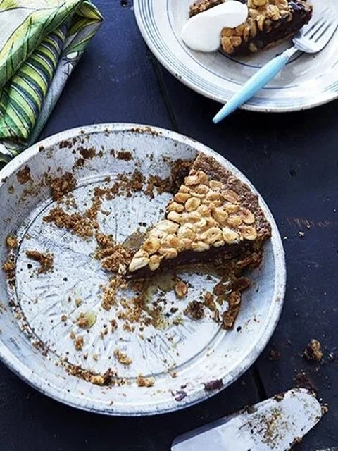 Pi Day calls for pie. I&rsquo;m sharing my recipe for Black-Bottom Peanut Pie, my spin on the classic Southern favorite. Ever since I was a kid, I&rsquo;ve loved the combination of peanuts and chocolate. One slice in, and you&rsquo;ll understand why 
