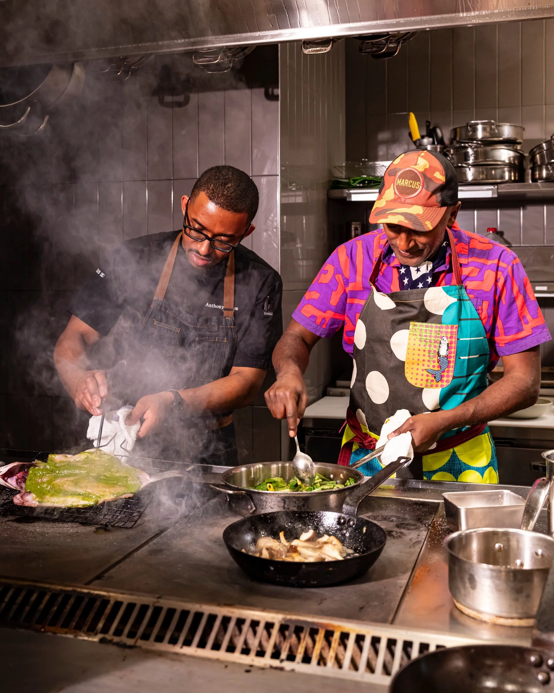 I could not be more proud of @chefanthonyj for his stellar run on @BravoTopChef! The world got to see his incredible talent and spark that he brings to @DineMarcusDC every day. We are so lucky to have him on our team!