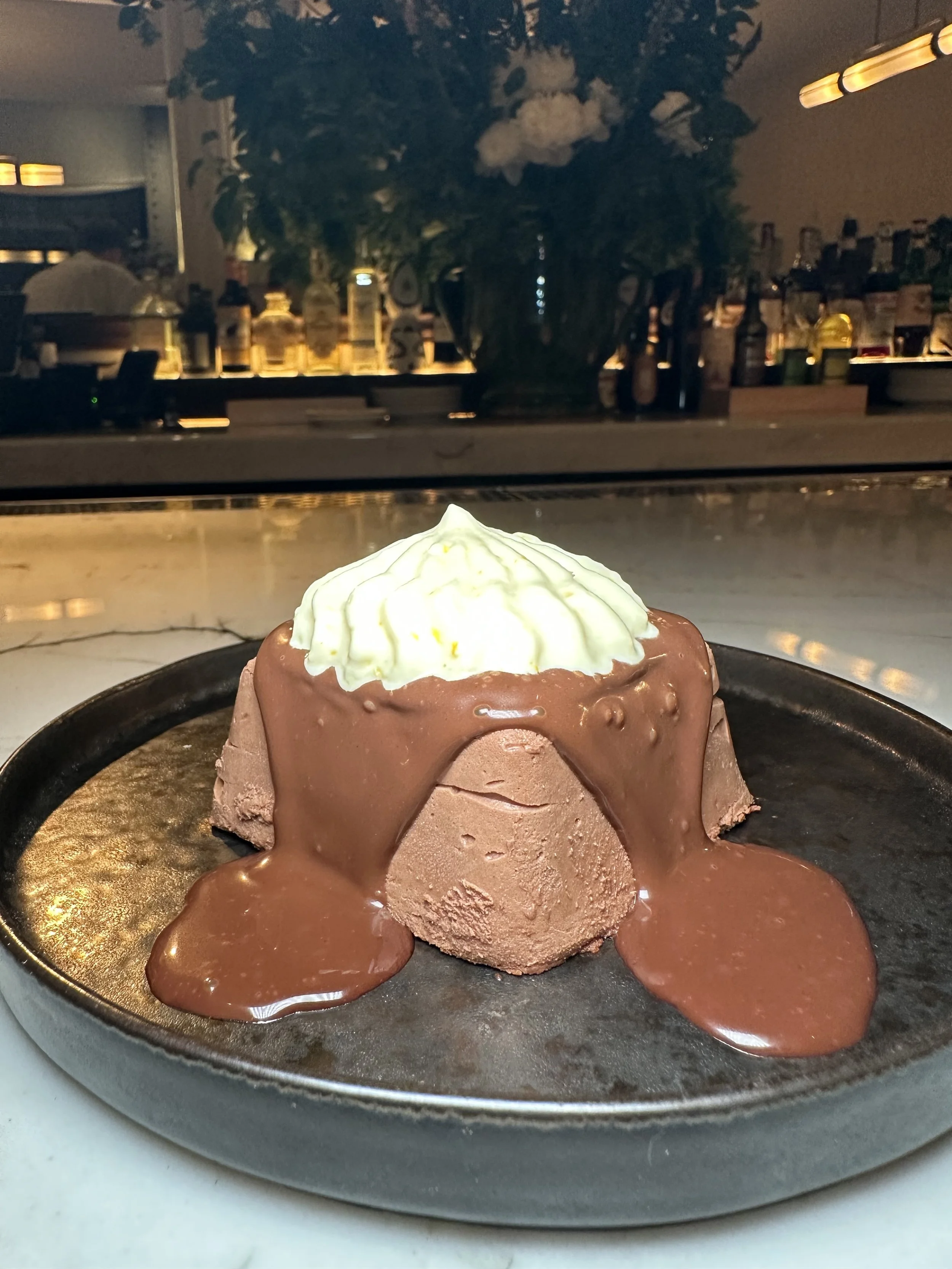 Chocolate Semifreddo with Alma Finca Mousse