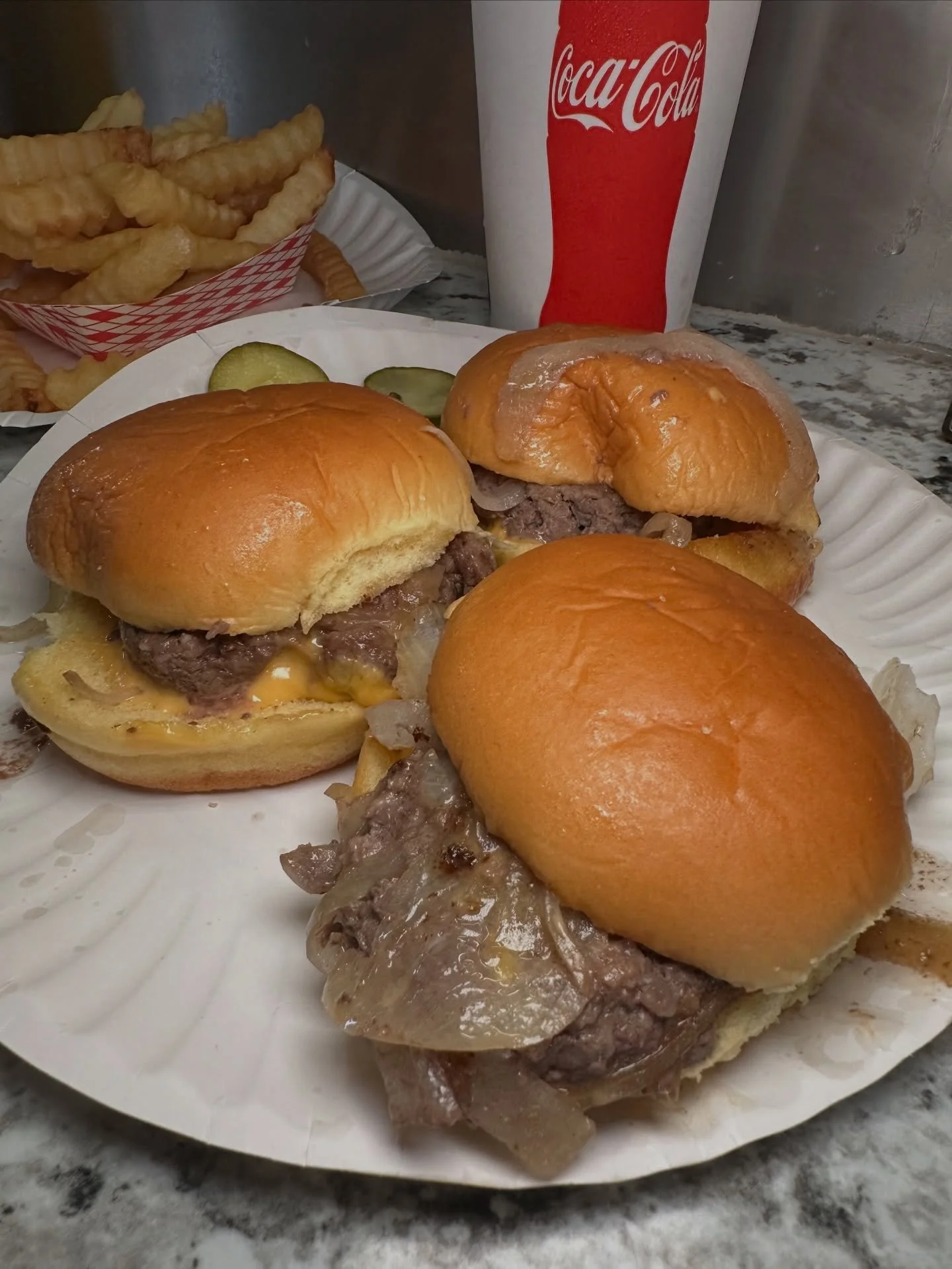 Three @whitemannahamburgers 

#mikeeatsnycburgers