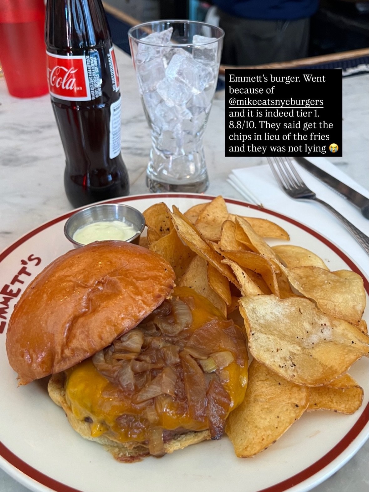 This is why I do this! My goal is to be your trusted burger resource, and it&rsquo;s always great to hear when a recommendation delivers! 🤝 🍔 

📸 and story by @westsidecrown 

#mikeeatsnycburgers