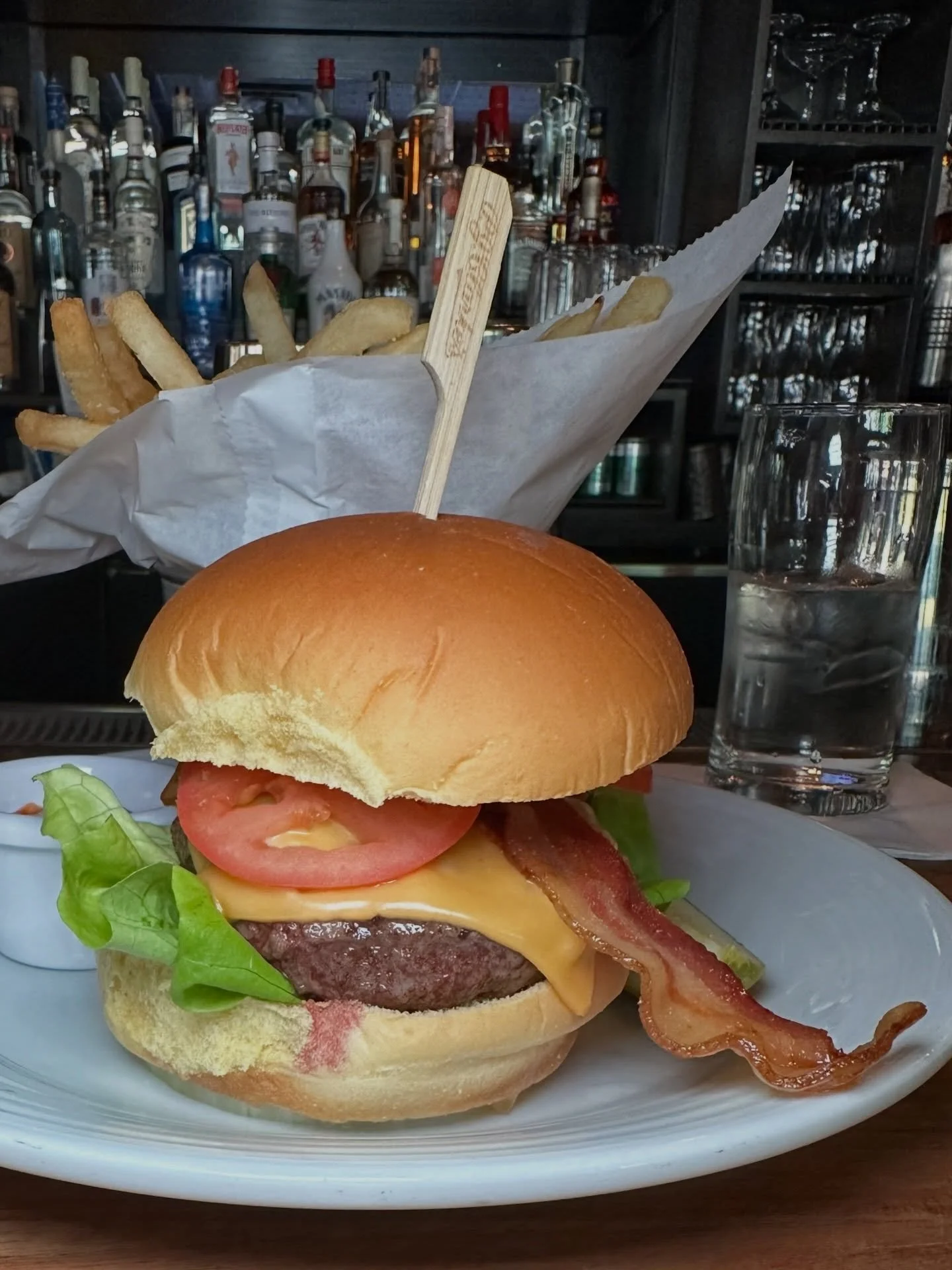 The Cadillac from @pjclarkes 

Double smoked bacon, American cheese, lettuce tomato, onion. 

The potato roll doesn&rsquo;t seem quite right for me on this burger, but nonetheless it&rsquo;s still&hellip;

Officially verified as one of the best in NY